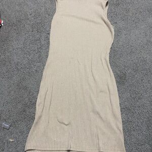TAN DRESS